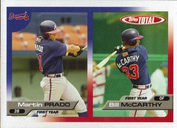 2005 Topps Total #727 Martin Prado / Bill McCarthy Front