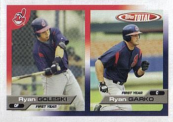 2005 Topps Total #748 Ryan Goleski / Ryan Garko Front