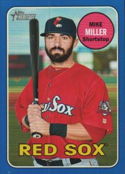 2018 Topps Heritage Minor League - Blue #56 Mike Miller Front