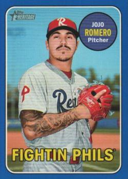 2018 Topps Heritage Minor League - Blue #92 JoJo Romero Front