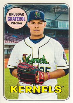 2018 Topps Heritage Minor League - Glossy #102 Brusdar Graterol Front