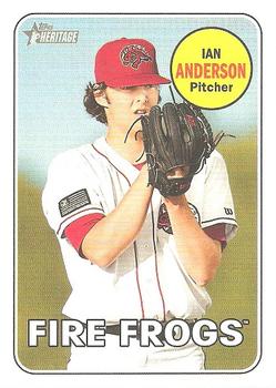 2018 Topps Heritage Minor League - Team Color Change #68 Ian Anderson Front