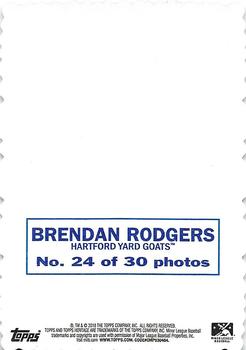 2018 Topps Heritage Minor League - 1969 Deckle #24 Brendan Rodgers Back
