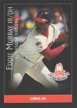 1995 TOPPS EMBOSSED EDDIE MURRAY CLEVELAND INDIANS #114