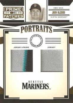 2005 Donruss Prime Patches - Portraits Double Swatch Prime #P-41 John Olerud Front