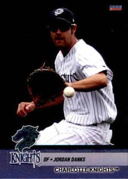 2010 Choice Charlotte Knights #4 Jordan Danks Front