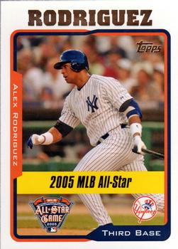 2005 Topps Updates & Highlights #UH176 Alex Rodriguez Front