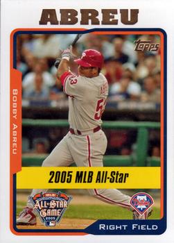 2005 Topps Updates & Highlights #UH185 Bobby Abreu Front