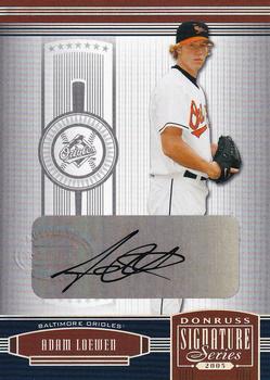 2005 Donruss Signature - Autograph Silver #19 Adam Loewen Front