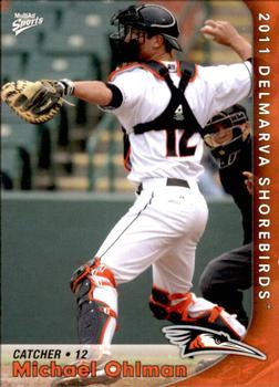 2011 MultiAd Delmarva Shorebirds #16 Michael Ohlman Front