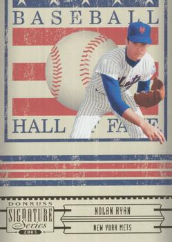 2005 Donruss Signature - Hall of Fame #HOF-8 Nolan Ryan Front