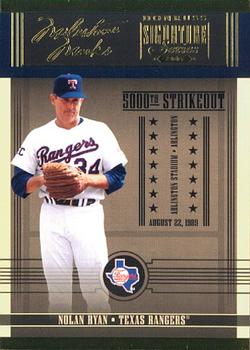 2005 Donruss Signature - Milestone Marks #MM-2 Nolan Ryan Front