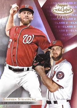 2018 Topps Gold Label - Class 2 Red #96 Stephen Strasburg Front