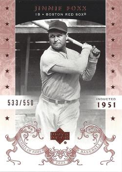 2005 Upper Deck Hall of Fame #39 Jimmie Foxx Front