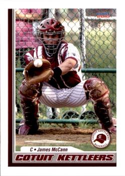 2010 Choice Cotuit Kettleers #19 James McCann Front