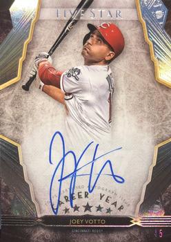 2018 Topps Five Star - Career Year Autographs #CRA-JV Joey Votto Front