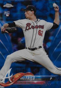 2018 Topps Chrome Sapphire Edition #316 Max Fried Front