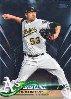 2018 Topps Update - Black #US235 Trevor Cahill Front