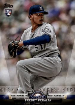 2018 Topps Update - Salute #S-36 Freddy Peralta Front