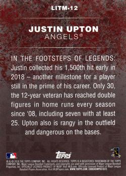 2018 Topps Update - Legends in the Making Blue #LITM-12 Justin Upton Back