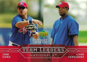 2005 Upper Deck #278 Jose Vidro / Livan Hernandez Front