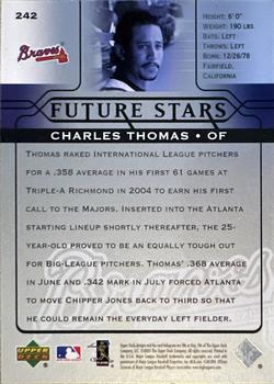 2005 Upper Deck #242 Charles Thomas Back