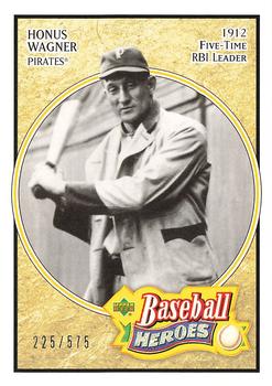 2005 Upper Deck Baseball Heroes #123 Honus Wagner Front