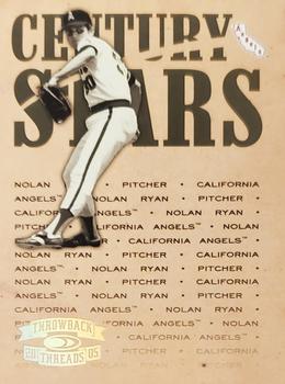 2005 Donruss Throwback Threads - Century Stars Spectrum #CS-30 Nolan Ryan Front