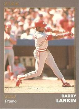 1990 Star Gold - Promo #NNO Barry Larkin Front