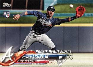 2018 Topps On-Demand Mini #US252 Ronald Acuña Jr. Front
