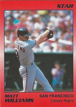 1990 Star Matt Williams - Glossy #9 Matt Williams Front