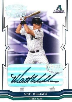 2005 Donruss Throwback Threads - Signature Marks #290 Matt Williams Front