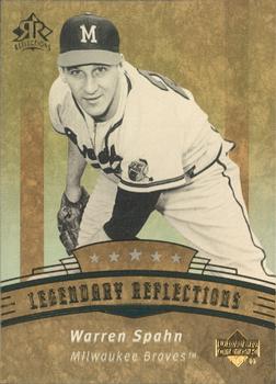 2005 Upper Deck Reflections #196 Warren Spahn Front