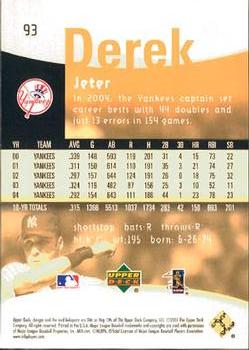 2005 Upper Deck Reflections #93 Derek Jeter Back