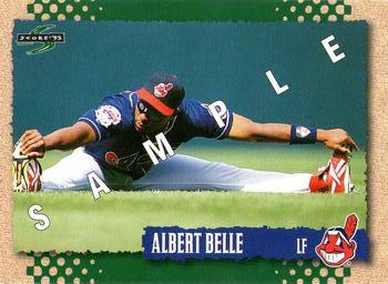1995 Score Albert Belle #557 Cleveland Indians
