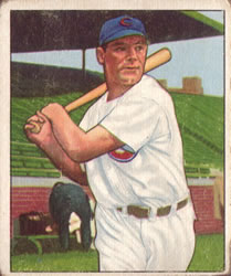 1950 Bowman #169 Hank Edwards Front