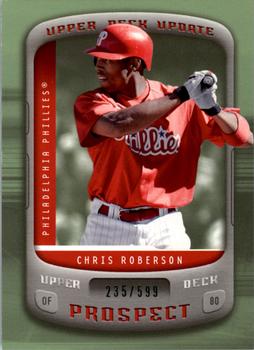 2005 Upper Deck Update #111 Chris Roberson Front