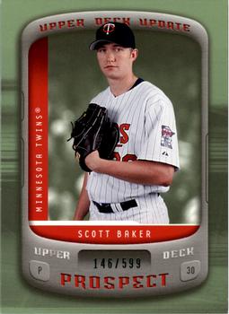 2005 Upper Deck Update #160 Scott Baker Front