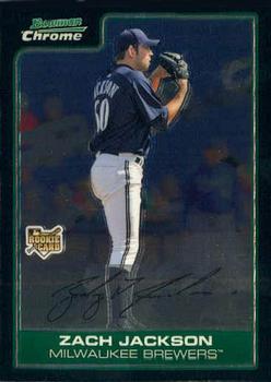 2006 Bowman Draft Picks & Prospects - Chrome #BDP39 Zach Jackson Front