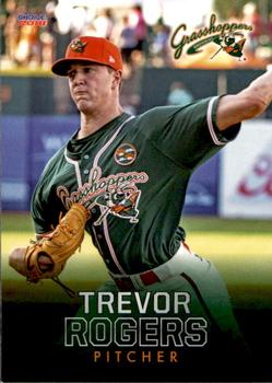 2018 Choice Greensboro Grasshoppers #1 Trevor Rogers Front