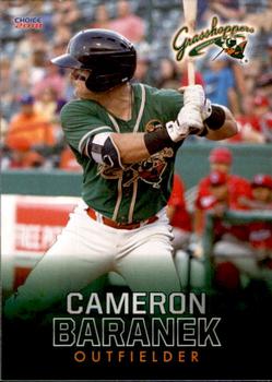 2018 Choice Greensboro Grasshoppers #3 Cameron Baranek Front