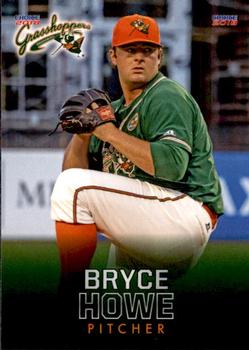 2018 Choice Greensboro Grasshoppers #14 Bryce Howe Front