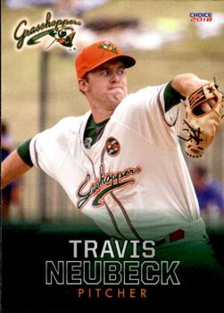 2018 Choice Greensboro Grasshoppers #21 Travis Neubeck Front