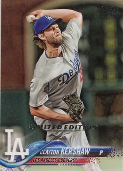 2018 Topps - Limited #350 Clayton Kershaw Front