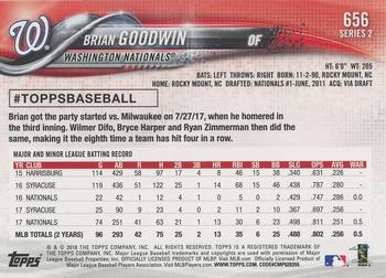 2018 Topps - Limited #656 Brian Goodwin Back
