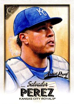2018 Topps Gallery - Artist Proof #123 Salvador Perez Front