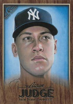 2018 Topps Gallery - Wood #1 Aaron Judge Front