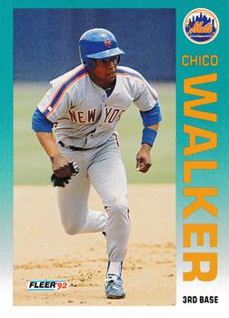 1992 Fleer Update #U-107 Chico Walker Front