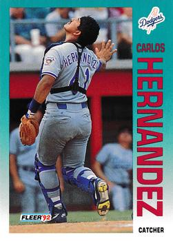 1992 Fleer Update #U-91 Carlos Hernandez Front