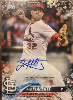 2018 Topps Holiday - Autographs #A-JF Jack Flaherty Front